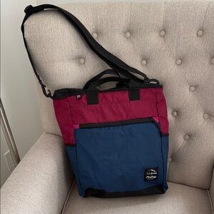 L.L. Bean x Flowfold crossbody commuter tote bag USA